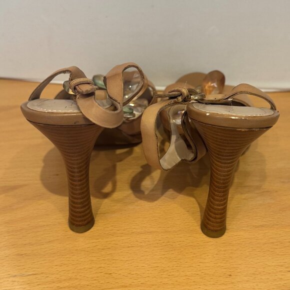 Tahari Treble Jeweled Heels - sz 8.5 - Picture 3 of 10
